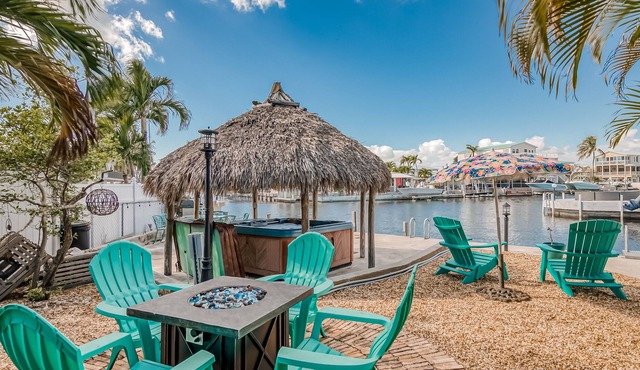 Canalfront, Dog-Friendly Home with Dock, Private Hot Tub, and High-Speed WiFi