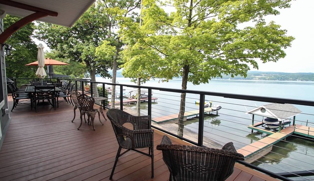 Canandaigua Lake | Beach | Hot Tub | Sleeps 28 | Dock