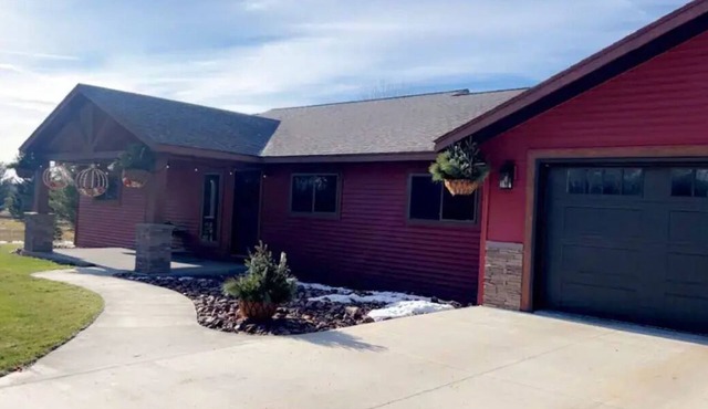 Candy Red Country Home