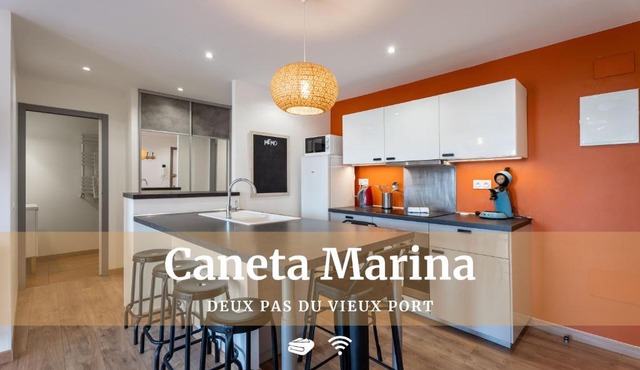 Caneta Marina - Familial et Lumineux au Port de Caneta, Wi-Fi