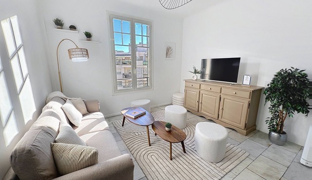 Cannes 3 Brs 3 bath Croisette/Palais 10 mns premium bldg Olam Properties