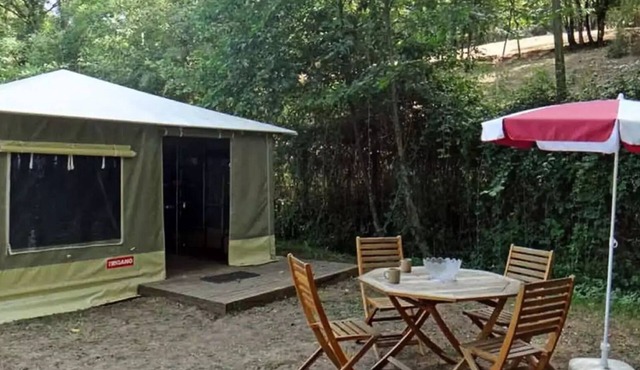 Canvas bungalow CARAÏBES 20m² 2 bedrooms 4 persons