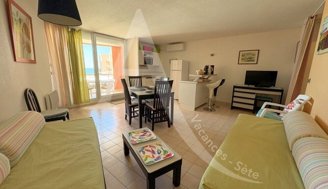 CAP CORNICHE - 46 M², APPARTEMENT 1 CHAMBRE, PKG, PISCINE, TENNIS, PLAGES DIRECT