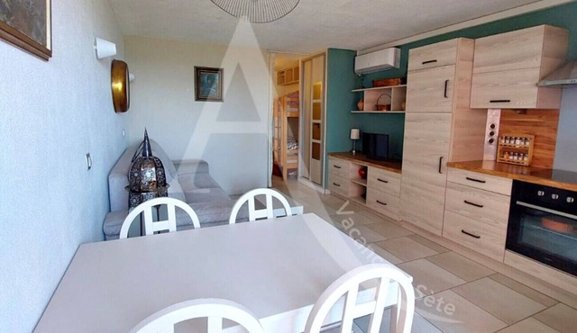 CAP CORNICHE - Studio cabine terrasse, clim, internet et parking