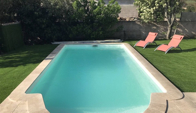 CAP CORSE plage PIETRACORBARA, house with 2 apartments (4 to 10 people).