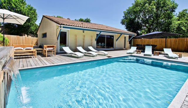 Cap-Ferret peninsula: Beautiful villa with heated pool