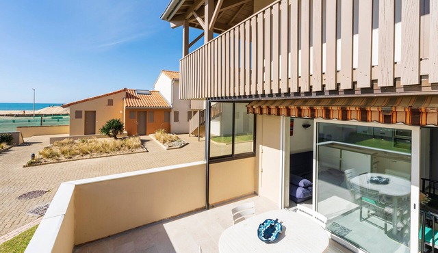Capbreton – Cozy apartment with direct beach access and private terrace