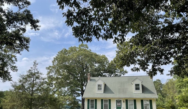 Cape Cod Cottage on Carthagena Creek just off the St. Mary's River with pier.
