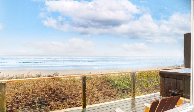 Cape Cod Cottages #10 - Beachfront with hot tub!