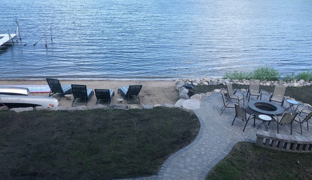 Cape Cod Style lake home with beach front - only 1 hour from Minneapolis MN.