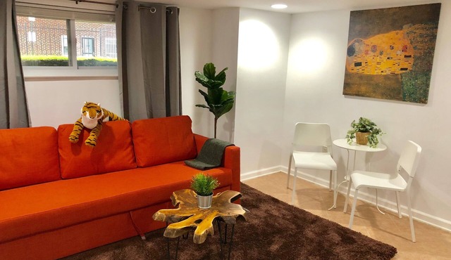 Capitol Hill Cozy w/Private Entrance Bsmt on a Budget - Sleeps 4, Free Parking