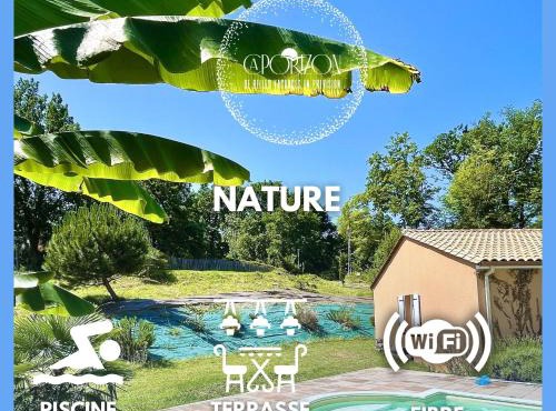 Caporizon - Villa Puy d'Aiguillon- Piscine - 6 personnes