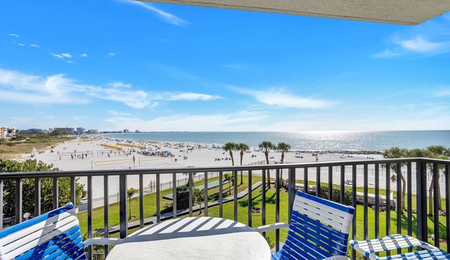 🌴 Caprice Resort Unit #304 – Renovated Gulf Front Retreat for Four Guests