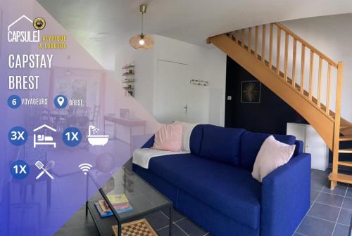 Capstay - Brest - Lambezellec- 7 minutes des plages et du port