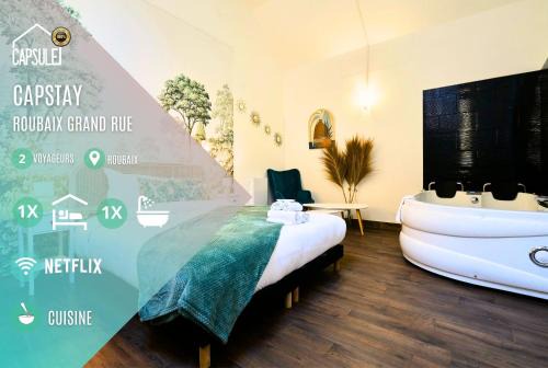 Capstay Roubaix I Grande Rue - Jacuzzi - Netflix