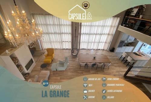 Capsule la grange arcade de jeux billard 4 chambres 300m2