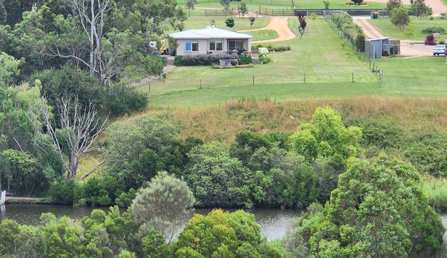 Captivating River views with river access amongst amazing local wildlife.