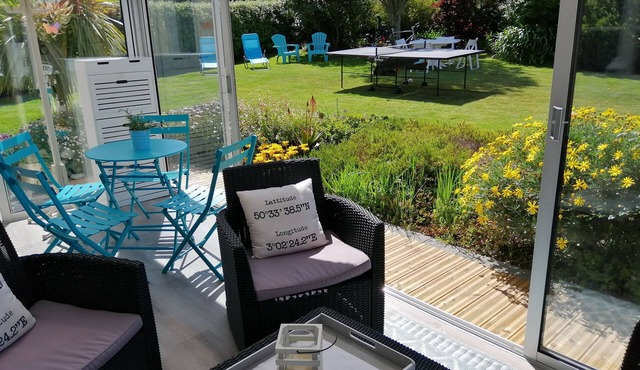 CARANTEC 4 km renovated house in 2015 classified 3 stars private garden.