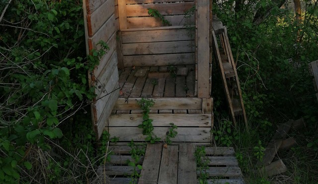 caravan in my garden