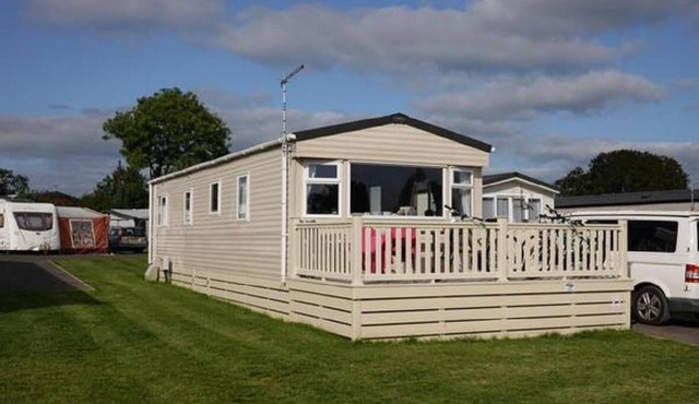 Caravan with decking at Ashbourne Heights Holiday Park ref 66025TV