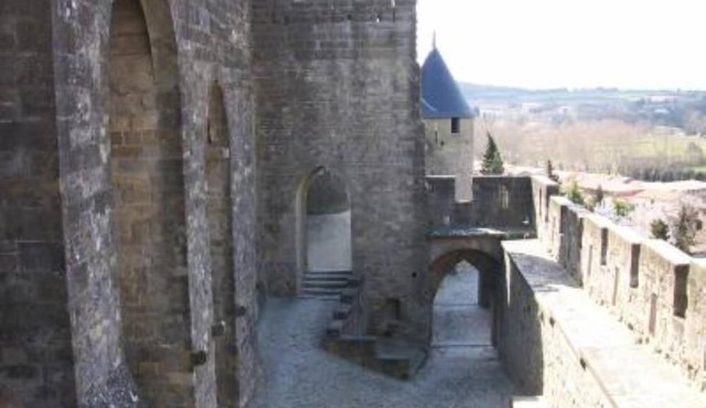 Carcassonne central apartment with pool