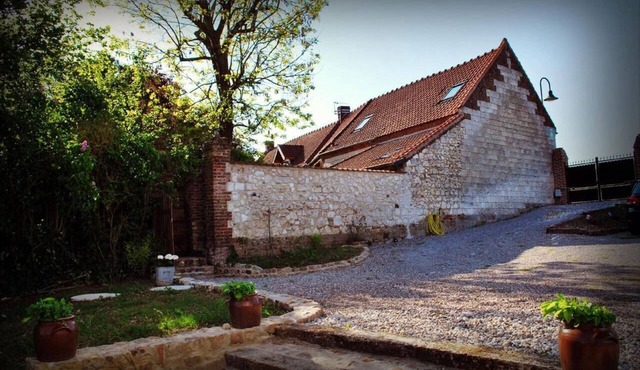 Carefully renovated holiday house that is part of a little farmhouse with an enclosed garden