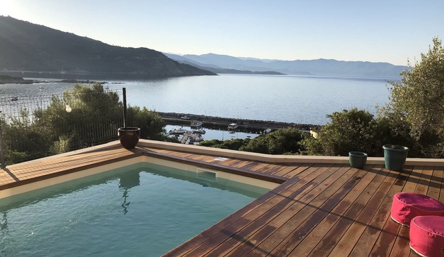 CARGESE VILLA NEAR THE PORT PANORAMIC VIEW