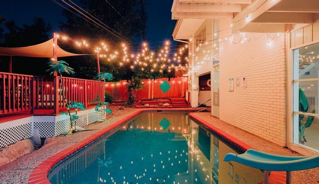 Caribbean Style Joyful Boho Villa Sw Pool 5bdr 22Gsts Pool Tb TV Chan Hobby Area