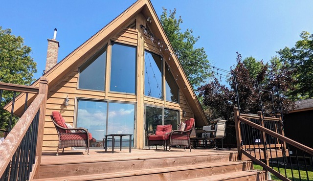 Caribouyah Lake House | Pontoon available for rental
