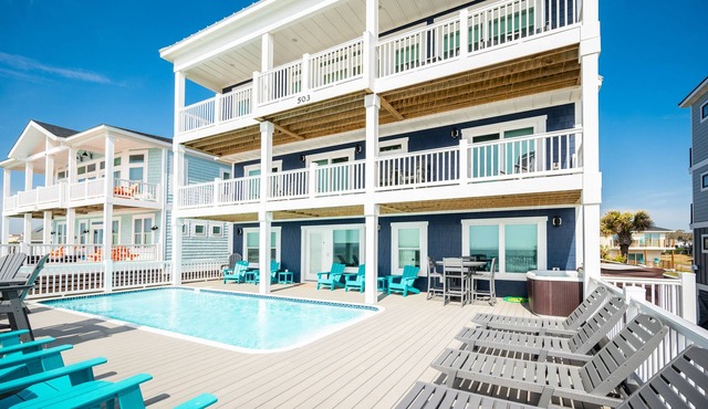 Carolina Dreamin': Oceanfront w/Private Pool, Hot Tub, Elevator!