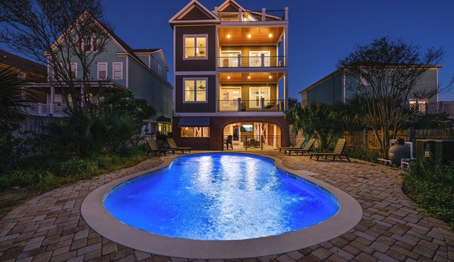 Carolina Sea Shack-Brand New Ocean View Luxury Home-Private Pool and Elevator