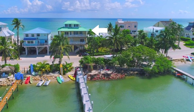 "Carpe Diem":ON the Beach w/heated Pool/hottub & dock.See the Video! DISCOUNTS!