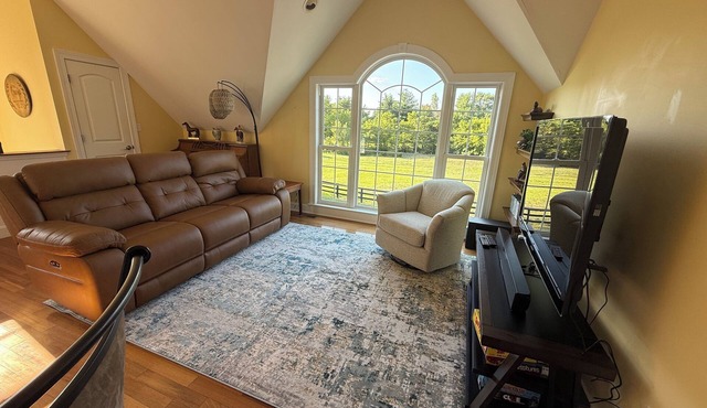 Carriage House Cottage on horse farm.