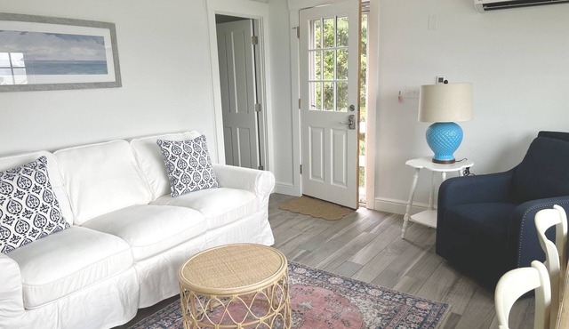 Carriage House with Beautiful Water View, Steps to Beach & Main Street