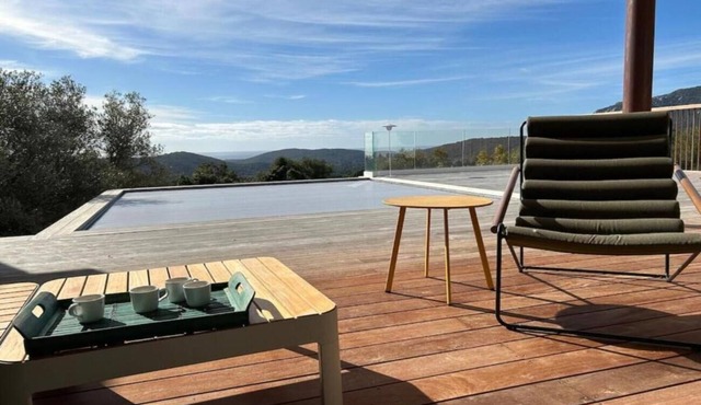 Casa "A Petra" villa with swimming pool South Corsica 4 km from Pianotolli