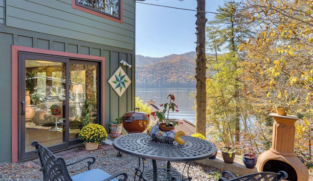 ‘Casa Alcoa’ Mtn-View Apt Over Santeetlah Lake!
