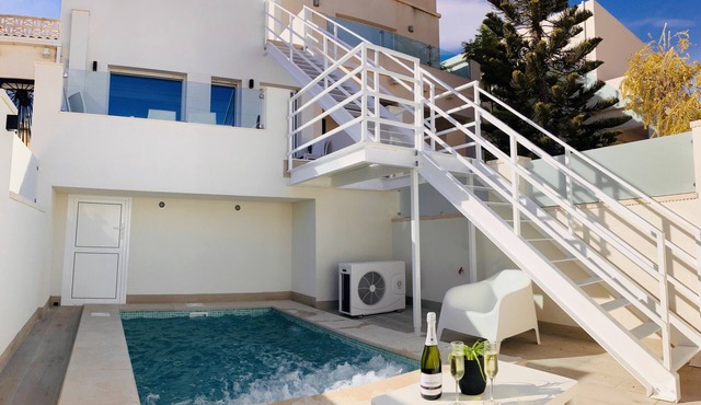 Casa Bohemios VERDE : Modern House - Hydromassage Pool at the Costa Blanca