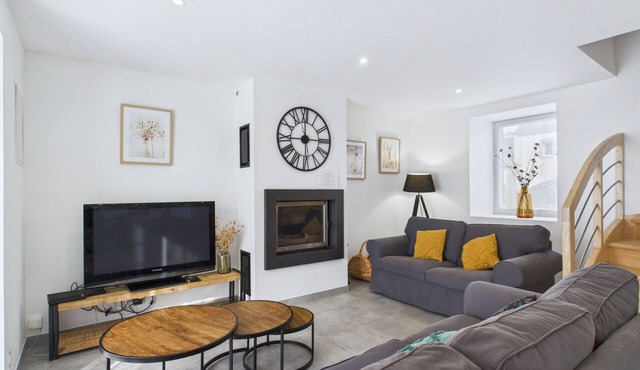 Casa de campo con gran jardín para 8