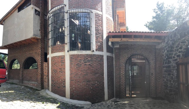 Casa de campo con chimenea