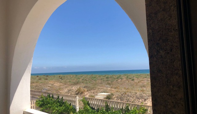 Casa de la playa on the natural beach of Tavernes/Xeraco