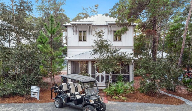 Casa De La Sirena - Seacrest with Community Pool, 6-Seater Golf Cart, 3 Bikes