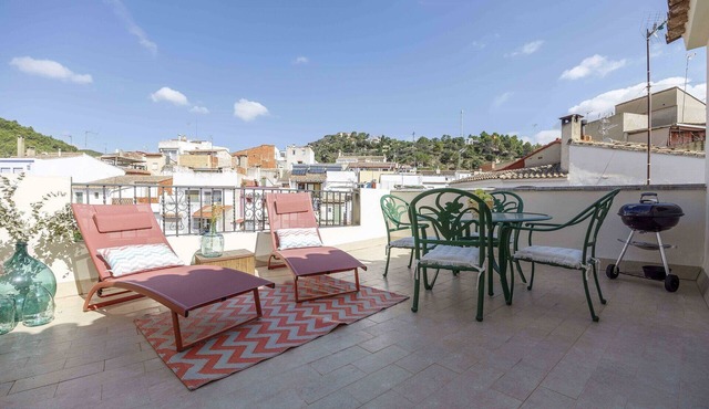 Casa del Sol Poniente Gátova de 3 Habitaciones 5 Personas
