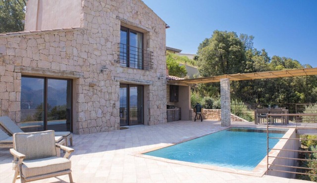 Casa di ziu Prestigious Corsican sheepfold with swimming pool