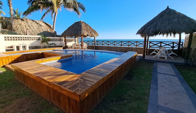 Casa Las Conchas pie de playa Los Cocos