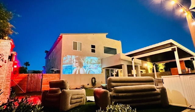 Casa Lumina | Cinema · Hot Tub · Waterfall · FireP