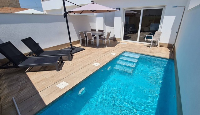 Casa Luz Solar in Lo Pagan modern, comfortable house with private pool