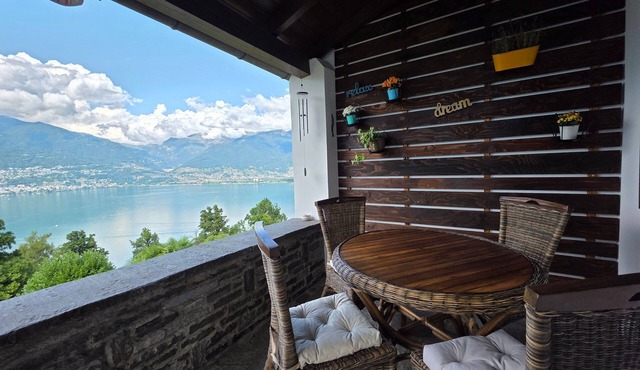 Casa Melitta' holidays with a beautiful lake view