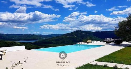 Casa Mille Olivi - Peaceful Lake View House, Private 50m2 Pool, near Motovun