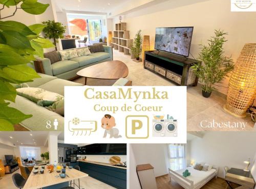 Casa Mynka - Calme - Clim réversible centralisée - Wifi - Bureaux - Parking - Equipements bébés- Sudséjourconciergerie