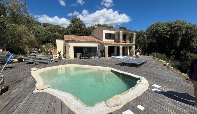 CASA NOSTRA, sea view over Propriano bay